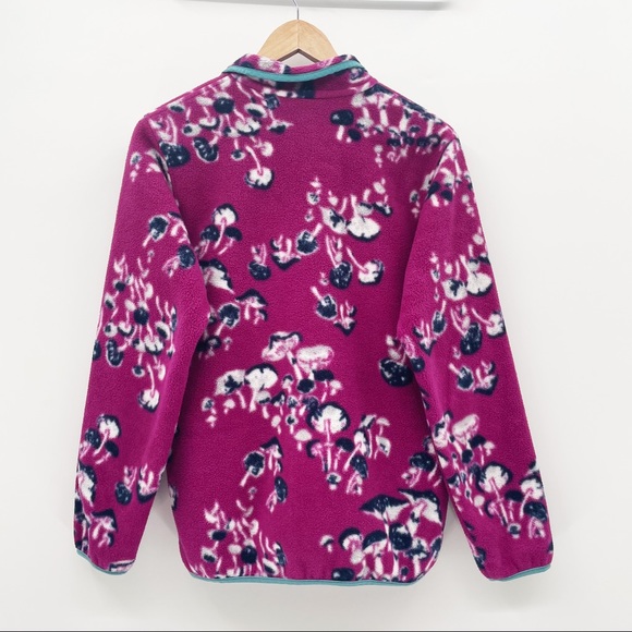 Patagonia Synchilla Snap Fleece Pullover in Mushroom Forest Fall Print - Picture 3 of 8